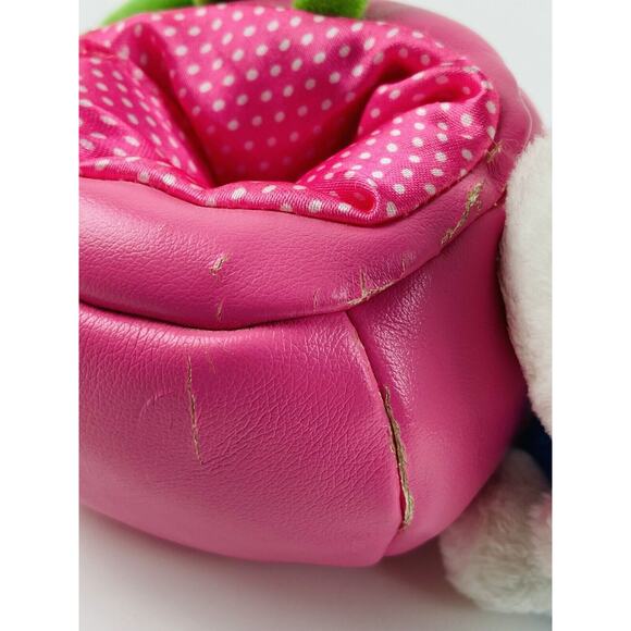 Halloween Hello Kitty 7" Holding Pink Pumpkin Plush Polka Dot Container Sitting - Picture 11 of 11